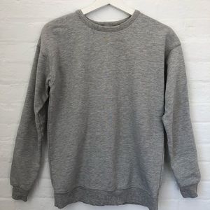 ASOS Boyfriend fit sweatshirt in Heather grey